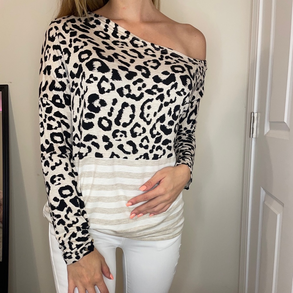 Leopard print long sleeve